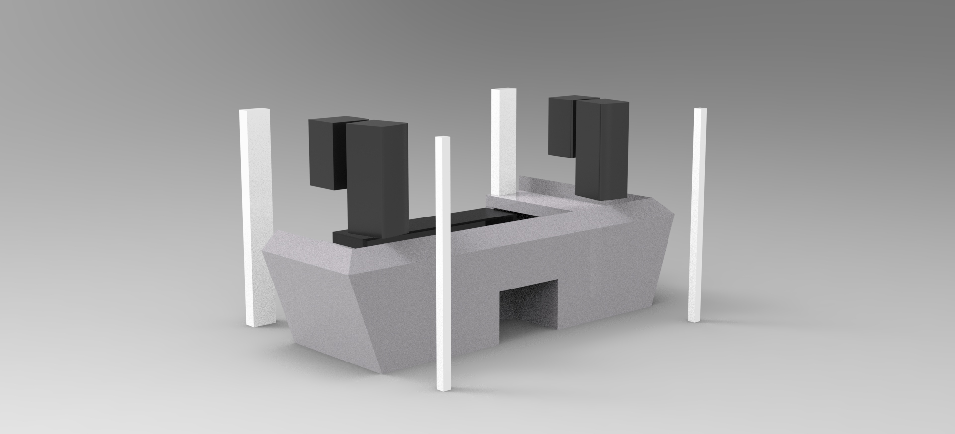 Cabina DJ render 2